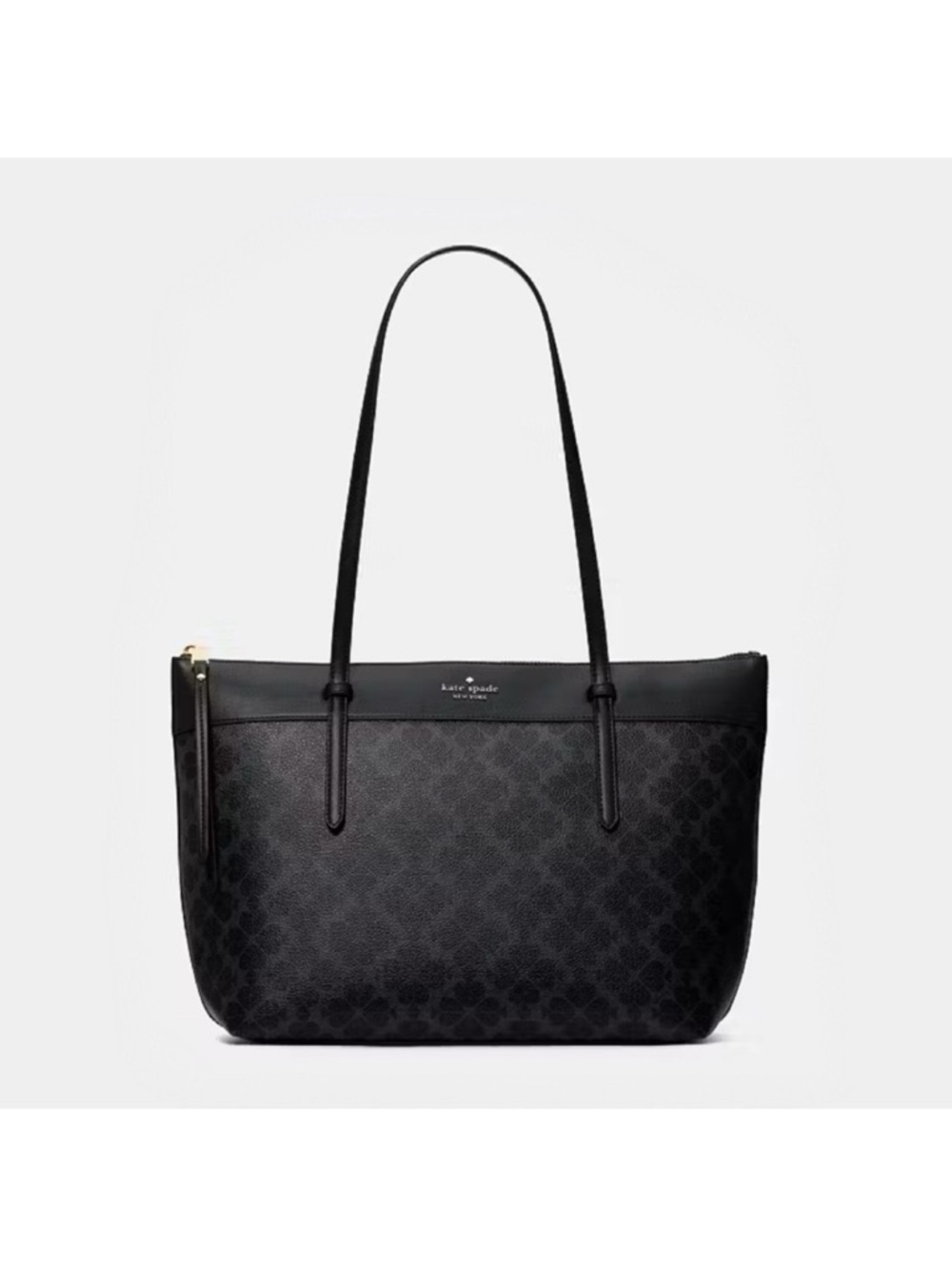 Kate Spade All Day Spade Flower
Medium Tote Bag , Black NEW NWT